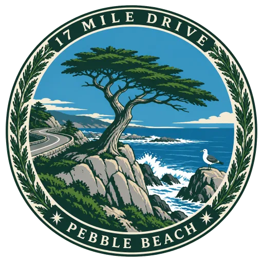 17-Mile Drive travel stamp