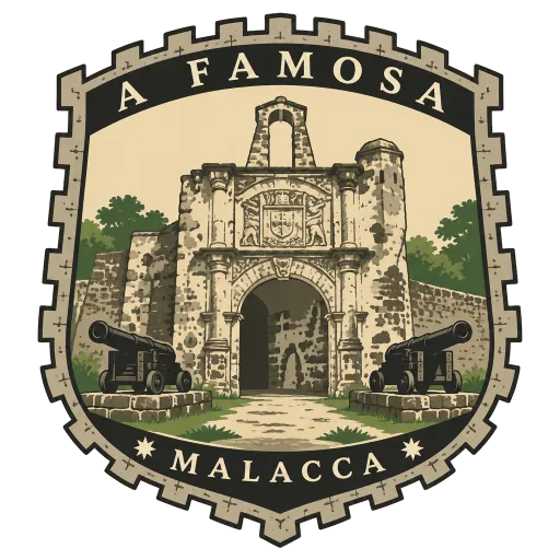 A Famosa travel stamp