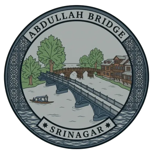 Abdullah Bridge travel stamp