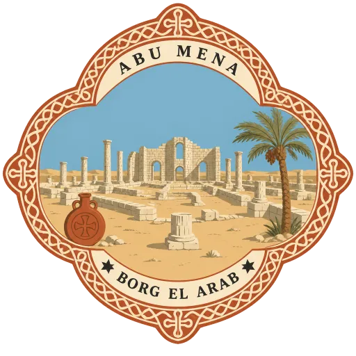 Abu Mena travel stamp