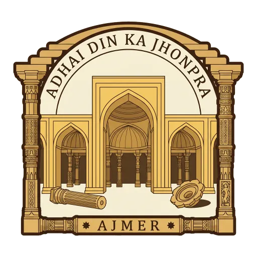 Adhai Din ka Jhonpra travel stamp