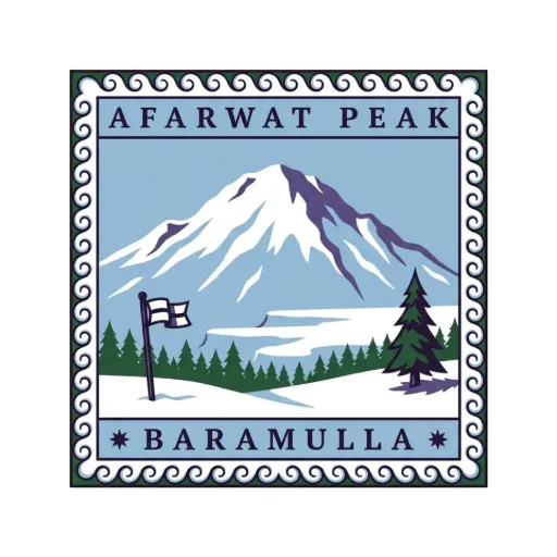 Afarwat Peak travel stamp