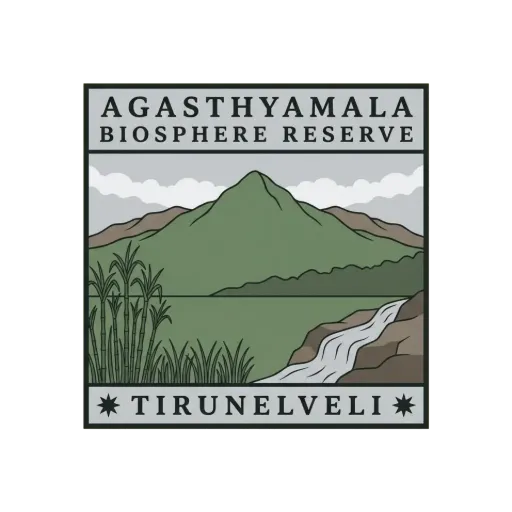 Agasthyamala Biosphere Reserve travel stamp