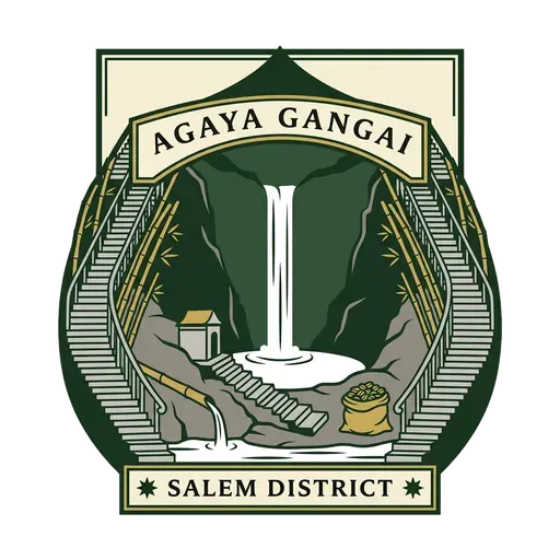 Agaya Gangai travel stamp