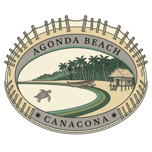 Agonda Beach travel stamp