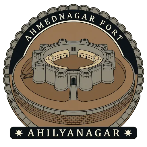 Ahmednagar Fort travel stamp