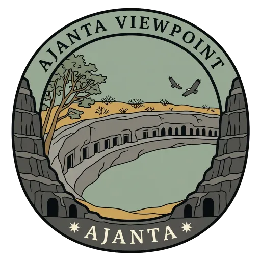 Ajanta Viewpoint travel stamp