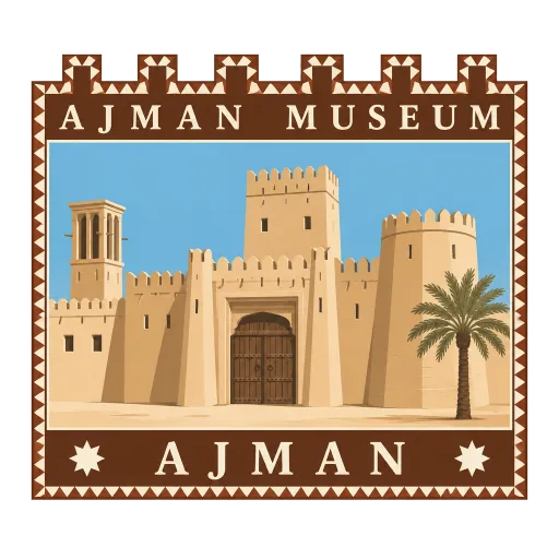 Ajman Museum travel stamp