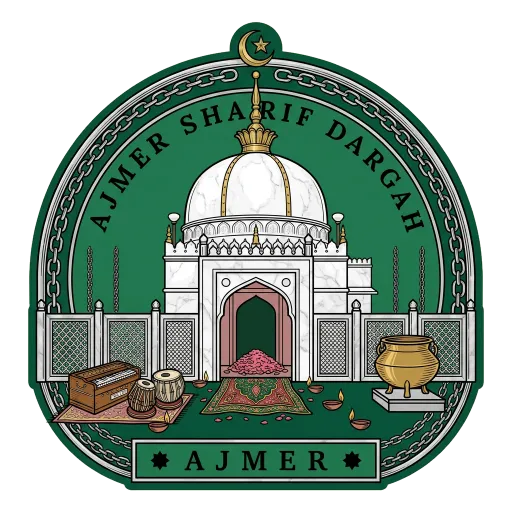 Ajmer Sharif Dargah travel stamp