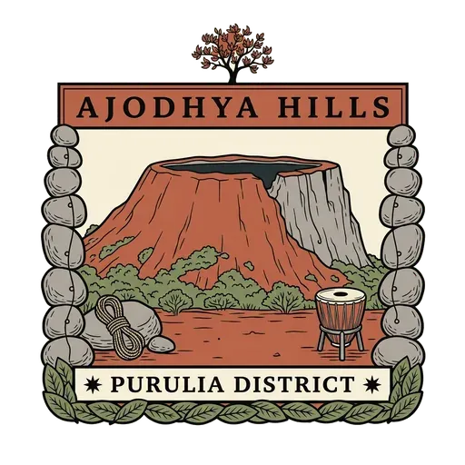 Ajodhya Hills travel stamp
