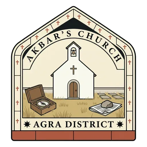 Akbar's Church travel stamp