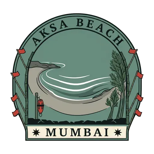 Aksa Beach travel stamp