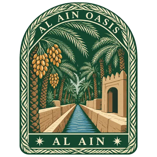 Al Ain Oasis travel stamp