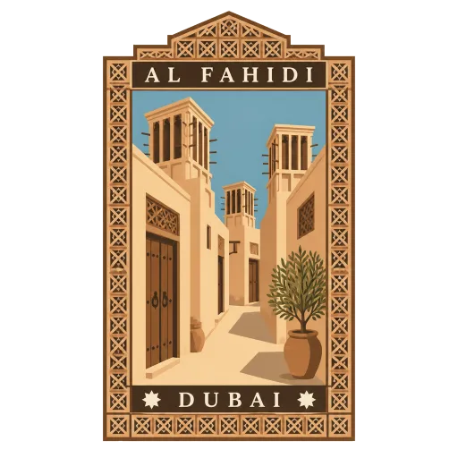Al Fahidi Historical Neighbourhood travel stamp