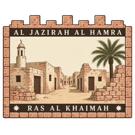 Al Jazirah Al Hamra travel stamp