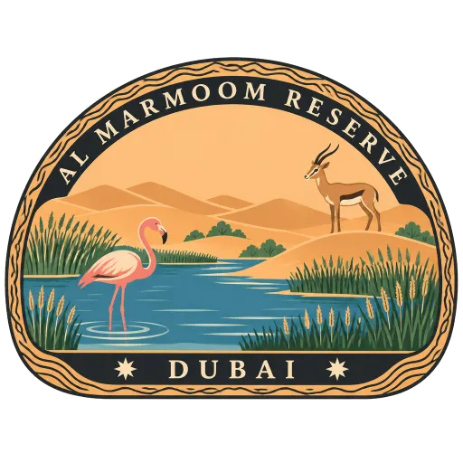 Al Marmoom Desert Conservation Reserve travel stamp