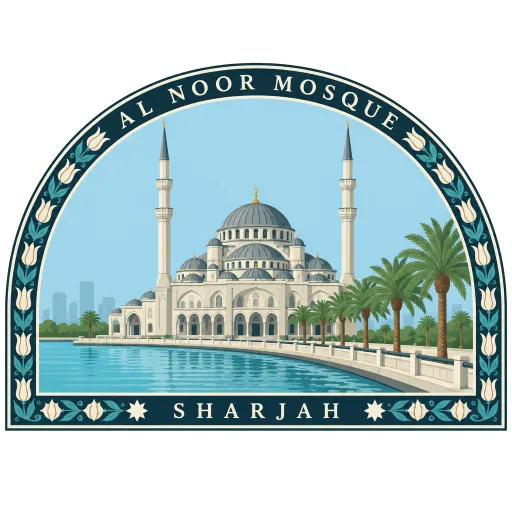 Al Noor Mosque travel stamp