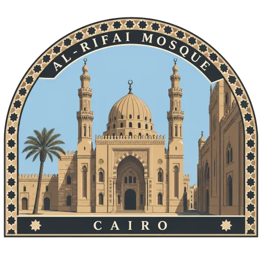 Al-Rifai Mosque travel stamp