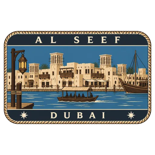 Al Seef travel stamp