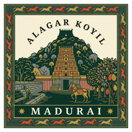 Alagar Koyil travel stamp
