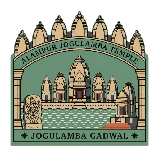 Alampur Jogulamba Temple travel stamp