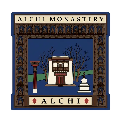 Alchi Monastery travel stamp
