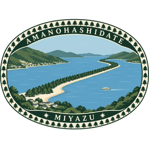 Amanohashidate travel stamp