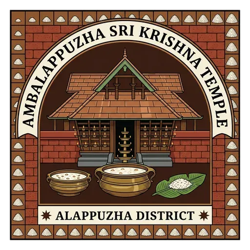 Ambalappuzha Sri Krishna Temple travel stamp