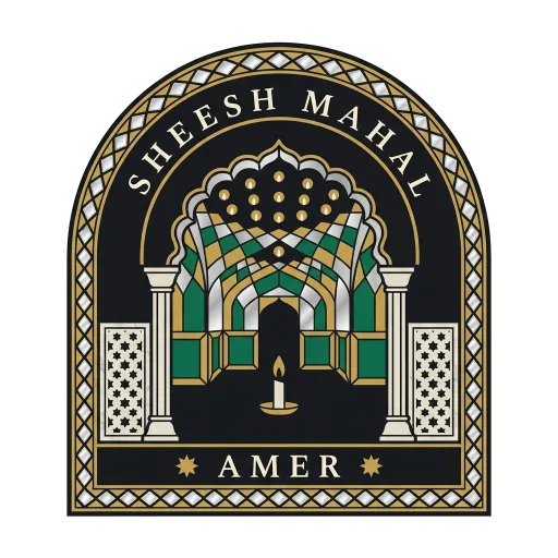 Sheesh Mahal travel stamp