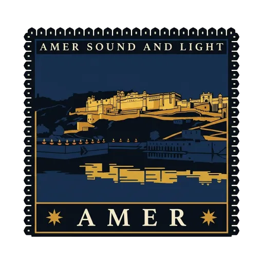 Amer Sound and Light travel stamp