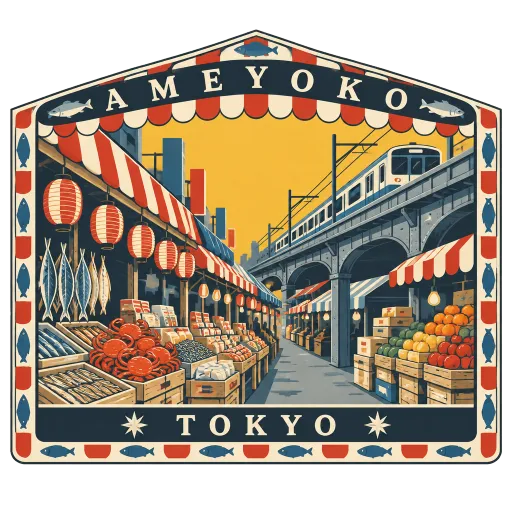 Ameyoko travel stamp