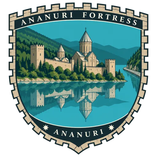 Ananuri Fortress travel stamp