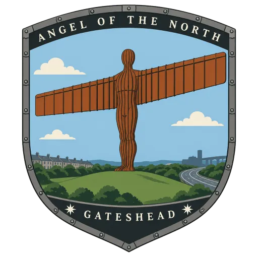 Angel of the North travel stamp
