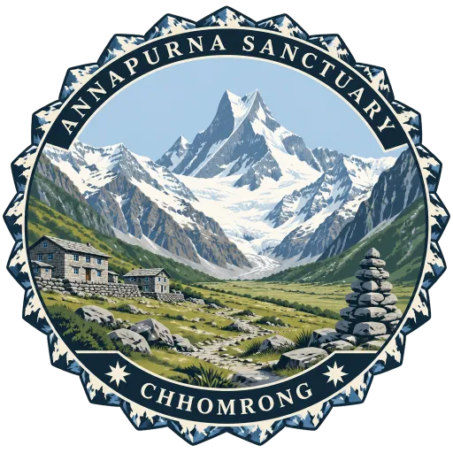Annapurna Sanctuary travel stamp