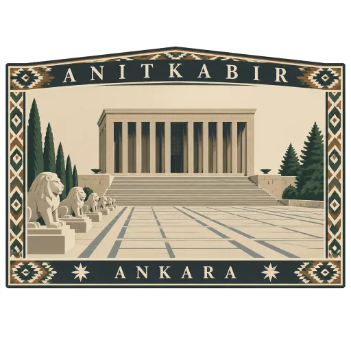 Anıtkabir travel stamp