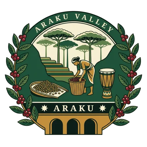 Araku Valley travel stamp