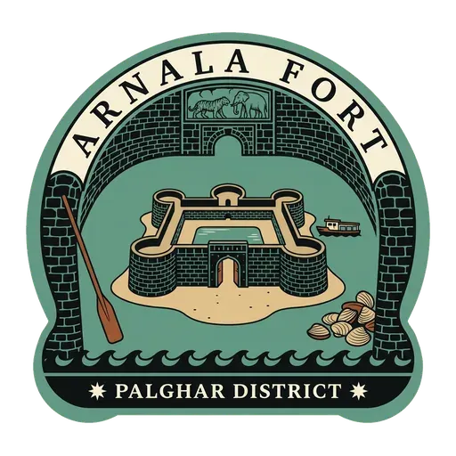 Arnala Fort travel stamp