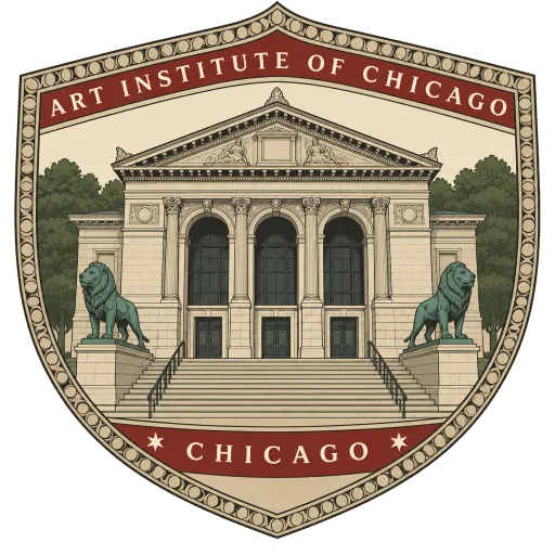 Art Institute of Chicago travel stamp
