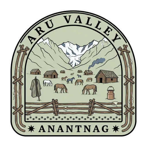 Aru Valley travel stamp