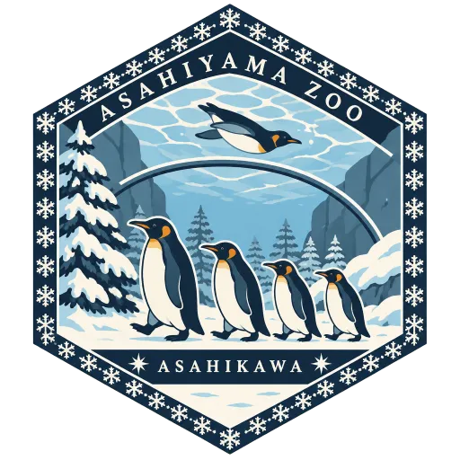 Asahiyama Zoo travel stamp