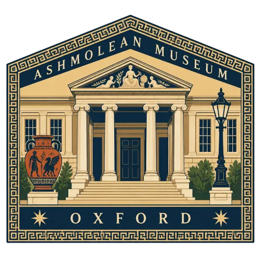 Ashmolean Museum travel stamp