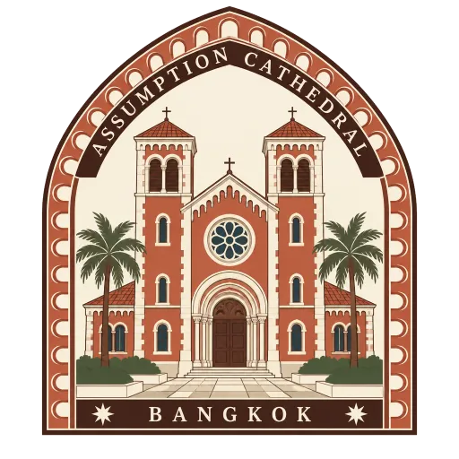 Assumption Cathedral travel stamp