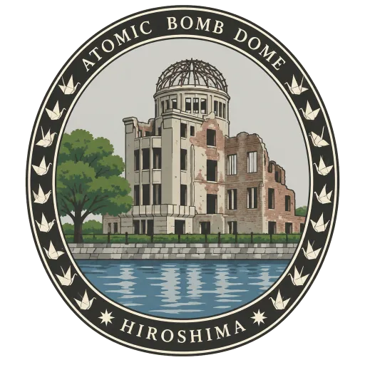 Atomic Bomb Dome travel stamp