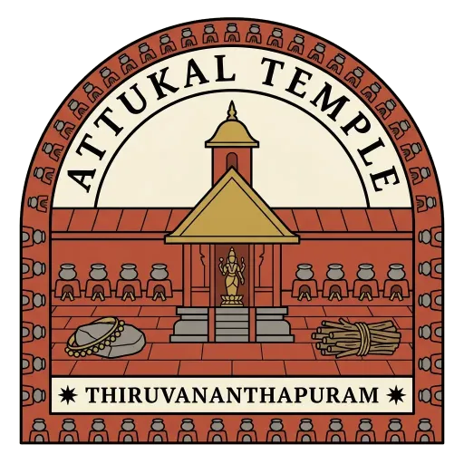 Attukal Temple travel stamp