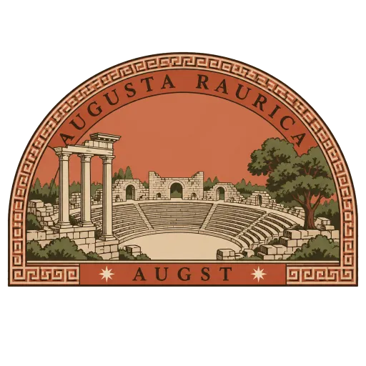 Augusta Raurica travel stamp