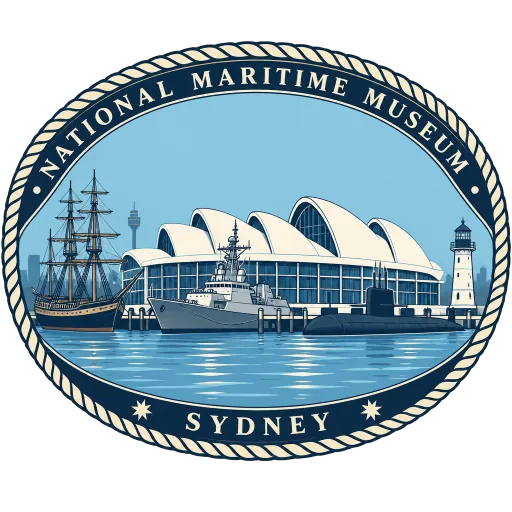Australian National Maritime Museum travel stamp
