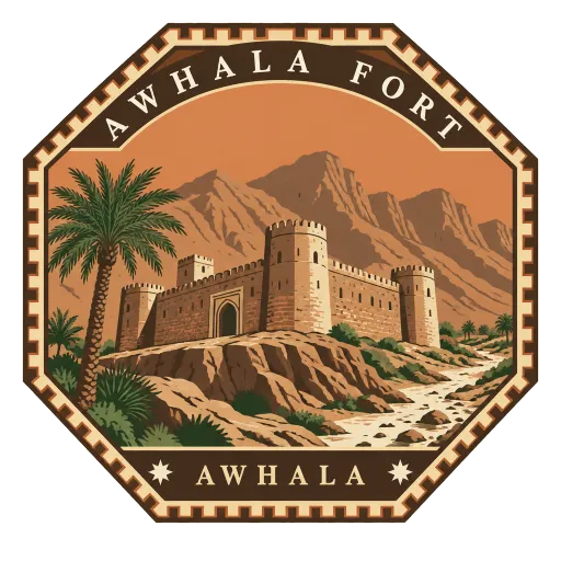 Awhala Fort travel stamp