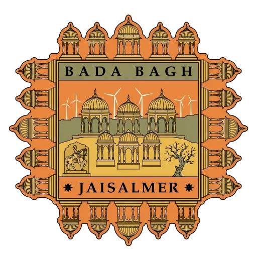 Bada Bagh travel stamp