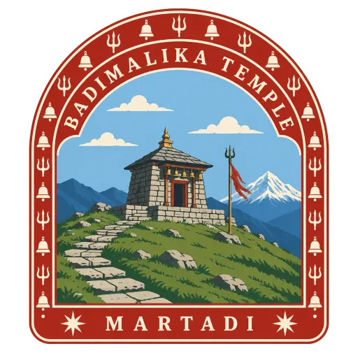 Badimalika Temple travel stamp