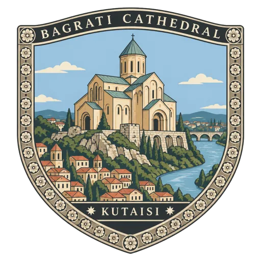 Bagrati Cathedral travel stamp